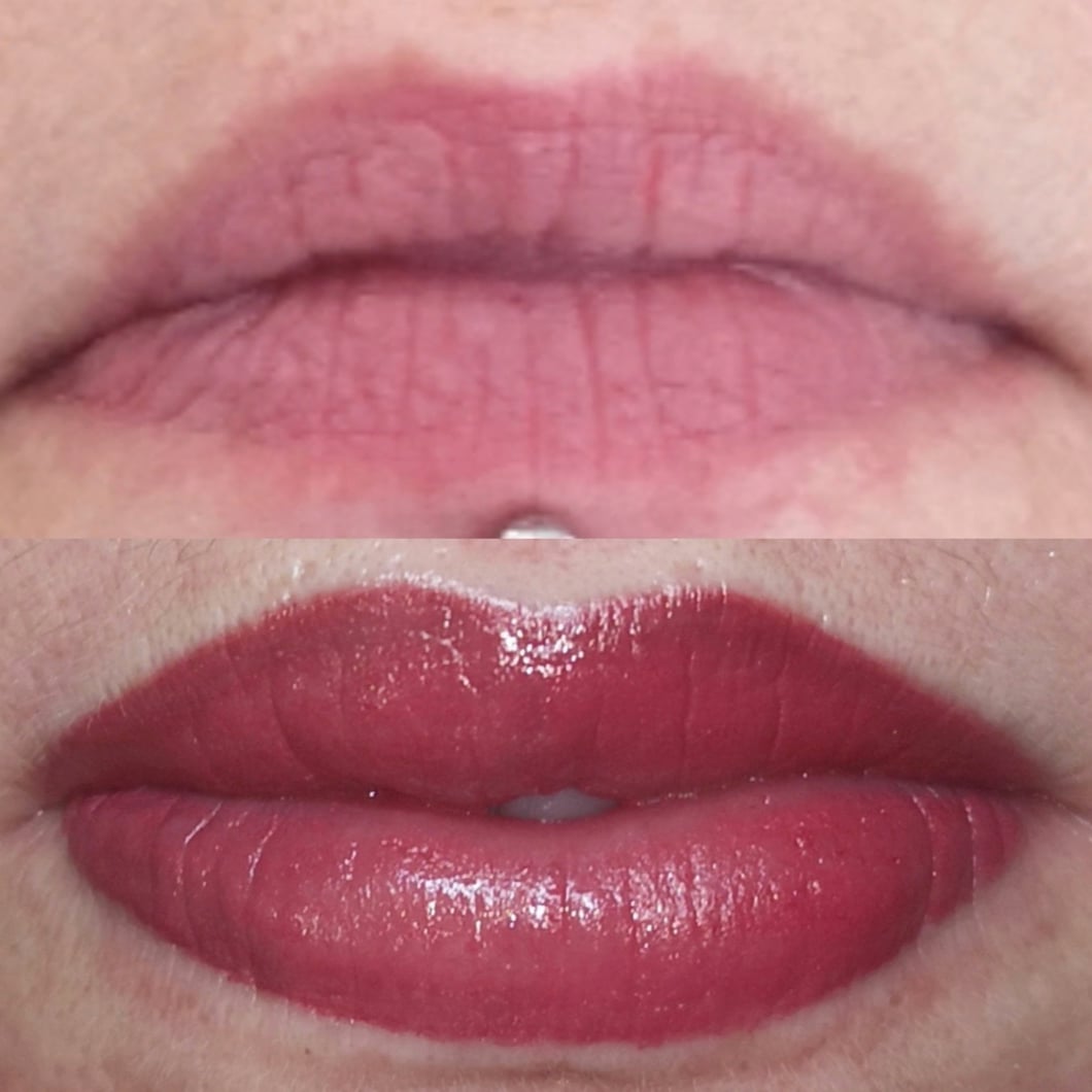 What is the newest lip craze... 'lip blushing'?